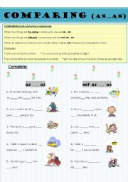 COMPARING (as...as  / not as ... as)