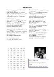 English Worksheet: Eagle by Abba