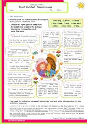 Wh-Question in context  -  a 2-page ws with exercises for Intermediate and Lowwer Advanced students.