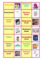 English Worksheet: Make a book cover 2