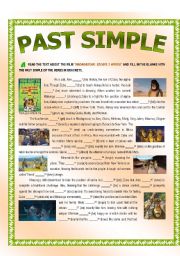 English Worksheet: Past Simple - MADAGASCAR: ESCAPE 2 AFRICA