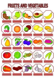 FRUITS AND VEGETABLES