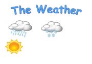 English Worksheet: WEATHER FLASHCARDS - SET2