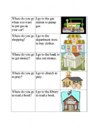 Places and Neighborhood Flashcards