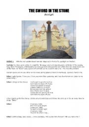 King Arthur & The Sword In The Stone - Play / Musical Script  -  8 pages. Really A LOT OF FUN !!!