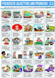 POSSESSIVE ADJECTIVES AND PRONOUNS (2-2)