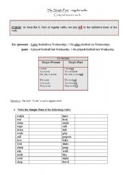 Simple past - auxiliary/comprehension /practice exercises