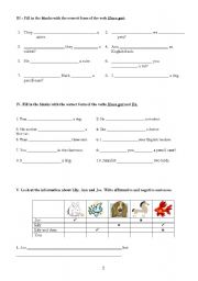 English worksheet: Progress Test - page nr. 2