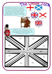 English Worksheet: Union Jack