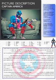 Captain America: Picture Description 5. (Present+Past Participles)