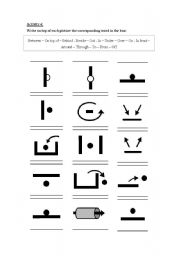 English Worksheet: Prepositions of place