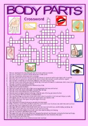 Crossword body parts