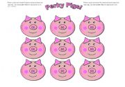 English Worksheet: Pig Cards (Add Your Own Text)