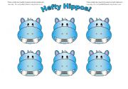 Hippo Cards (Add your own text.)