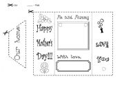 English Worksheet: Our home - Mothers Day card