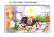 Incy Wincy Spider Story Flashcards (1 of 2)