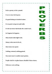 English Proverbs Set 3/3
