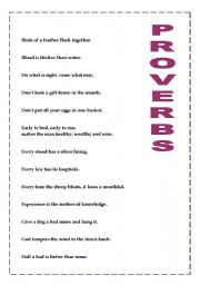 English Proverbs Set 2/3