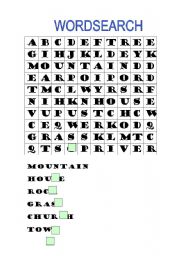 English Worksheet: Town and Country