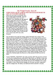 English Worksheet: CHRISTMAS GAMES