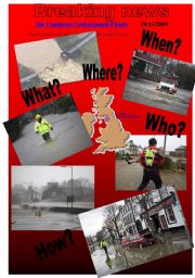 English Worksheet: Lake District Floods news
