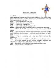 English worksheet: Sports