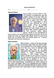 Thomas Edison and Albert Einstein