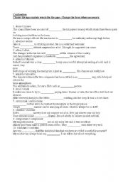 English Worksheet: confusing words, confusables