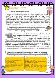 FULL TERM TEST N 1 FOR 8TH BASIC EDUCATION ( part 2 )