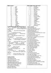 English Worksheet: kinds of English exercise