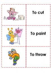 English Worksheet: memory game (6)