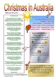 English Worksheet: Christmas in Australia