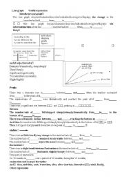 English Worksheet: line graph useful expression 