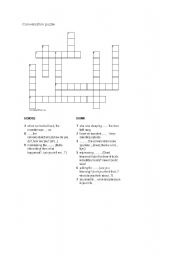 English worksheet: making conversation puzzle