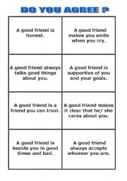 A GOOD FRIEND - ESL worksheet by tructhuy140487