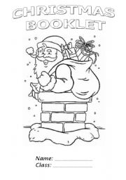 English Worksheet: Christmas Booklet part 1