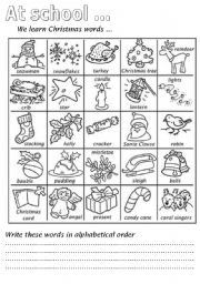 English Worksheet: Christmas Booklet part 2