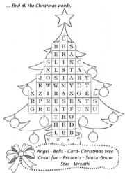 English Worksheet: Christmas Booklet part 3