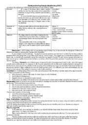 English worksheet: RWCT for English lessons