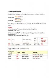 English worksheet: Grammar: question words