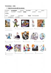 English Worksheet: Jobs