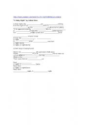 English Worksheet: 