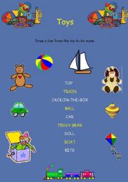 English Worksheet: tOYS