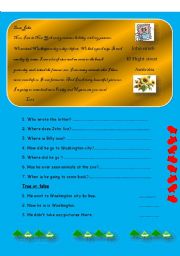 English worksheet: letter