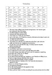 English Worksheet: ADJECTIVE MAZE