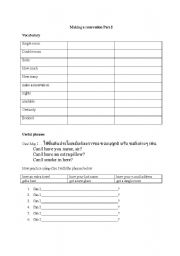 English Worksheet: Making hotel reservations