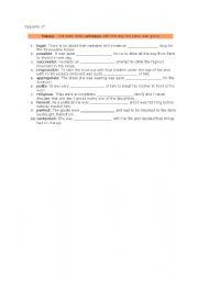 English worksheet: negative prefixes