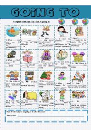 English Worksheet: GOING TO