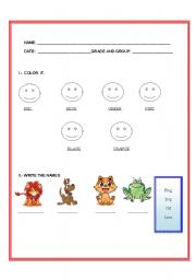 English Worksheet: activity (2)
