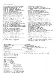 English Worksheet: reported speech